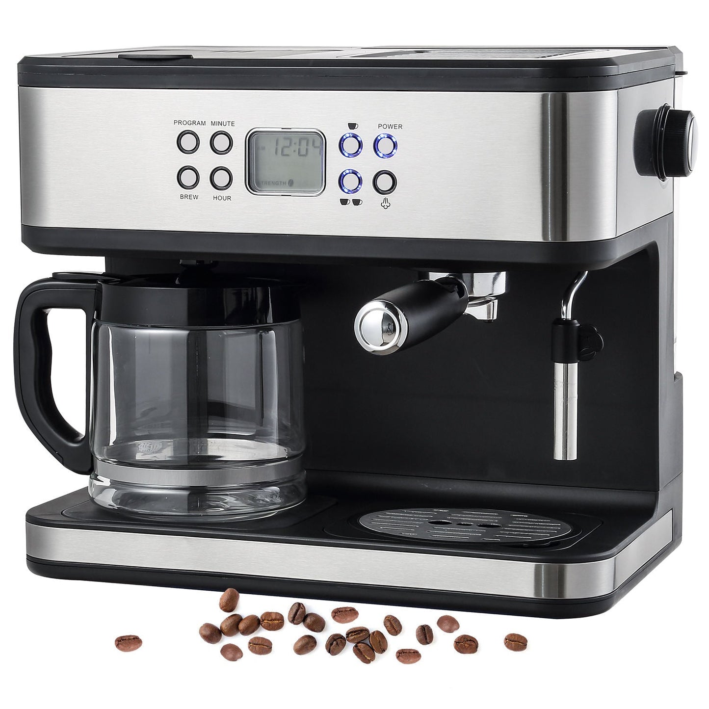 Anbo 2-in-1 Espresso & Drip Coffee Maker – 20-Bar Professional Coffee Machine
