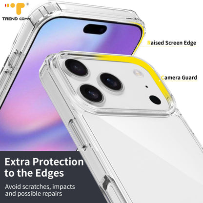 Custom Transparent Liquid TPU Case for iPhone 17 Pro Max (Shockproof Hard Back Protection, Frosting Detail)