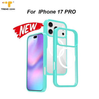 Custom Transparent Liquid TPU Case for iPhone 17 Pro Max (Shockproof Hard Back Protection, Frosting Detail)