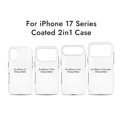Customizable 3D Sublimation 2-in-1 Shockproof Case for iPhone 17 Series (Premium DIY Print Case)