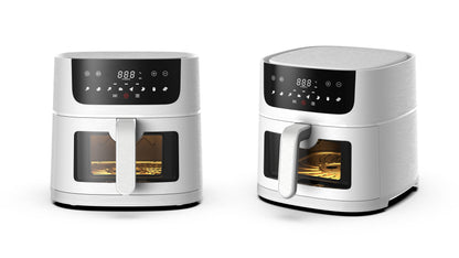 1800W Touch Panel Smart 8L Air Fryer | 80–200°C Digital Electric Air Fryer
