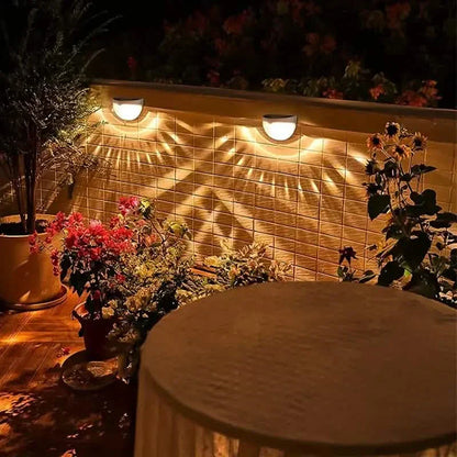 4-Pack: Solar Fence Lights Solar Deck Lights