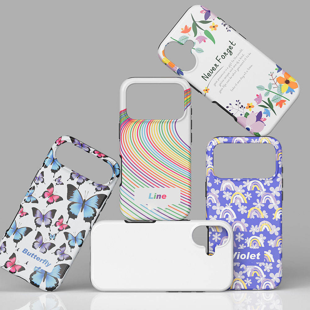 Customizable 3D Sublimation 2-in-1 Shockproof Case for iPhone 17 Series (Premium DIY Print Case)