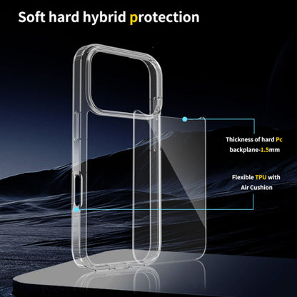 Custom Transparent Liquid TPU Case for iPhone 17 Pro Max (Shockproof Hard Back Protection, Frosting Detail)