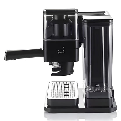 Anbo Multi-Function Semi-Automatic Espresso Machine with Built-In Grinder & Digital Display