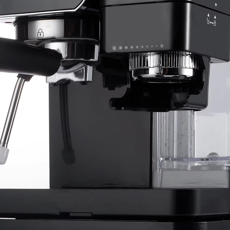 Anbo Multi-Function Semi-Automatic Espresso Machine with Built-In Grinder & Digital Display