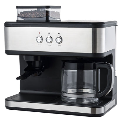 Anbo 2-in-1 Espresso & Drip Coffee Maker – 20-Bar Professional Coffee Machine