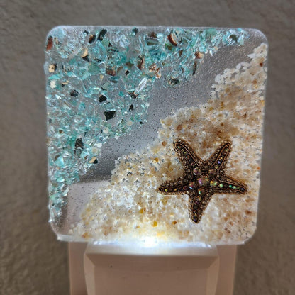 LED Night Light, Beautiful Resin Night Light, Birthday Gift, Housewarming, Gift for Any Occasion, Dragonfly, Butterfly, Turtle, Floral