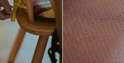 Horseshoe-shaped memory foam seat cushion, washable, thickened and non-slip, removable cover, relieves tailbone and buttock pain.