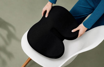Ergonomic Memory Foam Seat Cushion – Sciatica Pain Relief, Office Chair Pillow