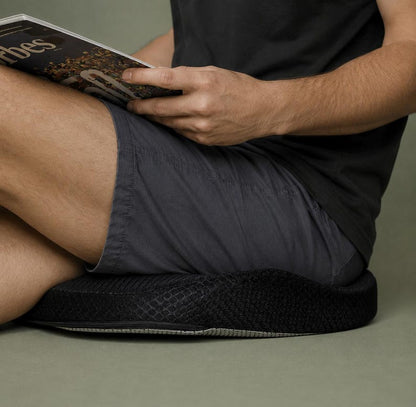 Ergonomic Memory Foam Seat Cushion – Sciatica Pain Relief, Office Chair Pillow